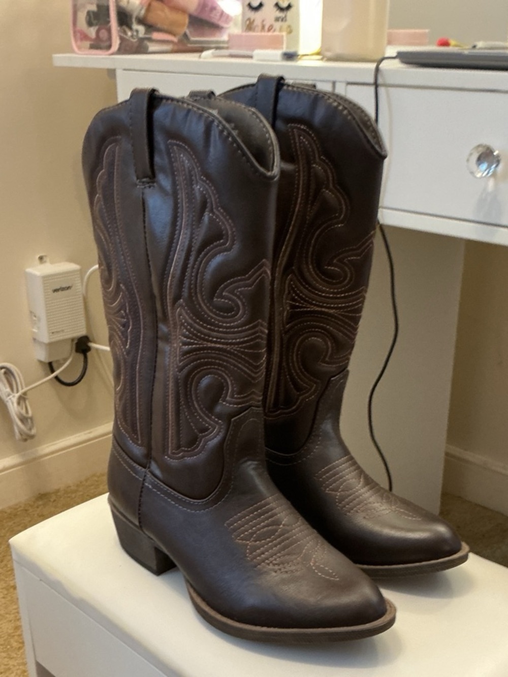 Classic Women's Brown Western Cowboy Boots - Coconuts by Matisse Legend